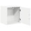 Berkfield Garage Wall Cabinets 2 pcs White Engineered Wood 5