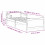 Berkfield Bed Frame with Headboard White 80 x 200 cm Engineered Wood 11