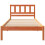 Berkfield Bed Frame with Headboard Wax Brown 75 x 190 cm Solid Pine Wood 4