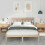 Berkfield Bed Frame Brown 135 x 190 cm Solid Pine Wood 3