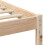 Berkfield Bed Frame Brown 135 x 190 cm Solid Pine Wood 8