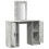 Berkfield Dressing Table Light Grey 102 x 33 x 135 cm Engineered Wood 4