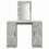 Berkfield Dressing Table Light Grey 102 x 33 x 135 cm Engineered Wood 5