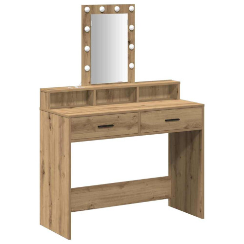 Berkfield Dressing Table Brown 100 x 41 x 140 cm Engineered Wood 1