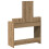 Berkfield Dressing Table Brown 100 x 41 x 140 cm Engineered Wood 7