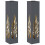 Berkfield Solar LED Pathway Light 2 pcs Anthracite Cold Rolled Steel 2