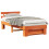 Berkfield Bed Frame with Headboard Wax Brown 80 x 200 cm Solid Pine Wood 2