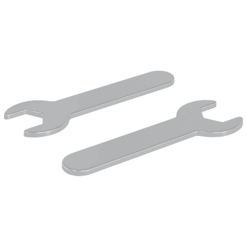 Berkfield Spanner 2 pcs Silver 13 mm Iron 1