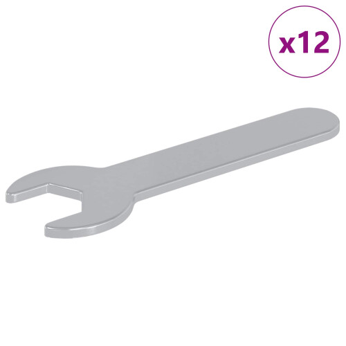 Berkfield Spanner 12 pcs Silver 13 mm Iron 1