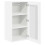 Berkfield Dishwasher Panel Lucca 2 pcs High Gloss White 40 x 31 x 80 cm 6