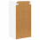 Berkfield Dishwasher Panel Lucca 2 pcs High Gloss White 40 x 31 x 80 cm 9