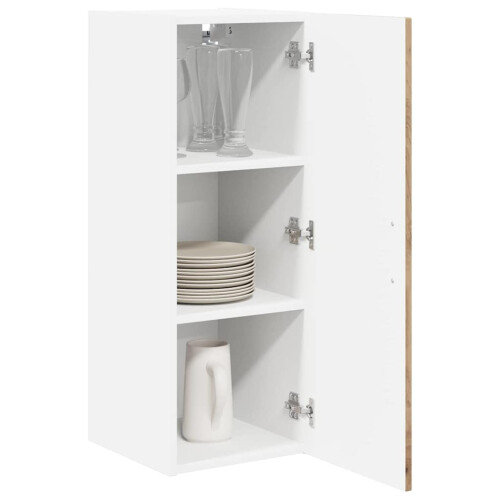 Berkfield Dishwasher Panel Lucca 2 pcs Artisan Oak 30 x 31 x 80 cm 2