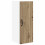 Berkfield Dishwasher Panel Lucca 2 pcs Artisan Oak 30 x 31 x 80 cm 5