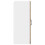 Berkfield Dishwasher Panel Lucca 2 pcs Artisan Oak 30 x 31 x 80 cm 8