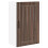 Berkfield Dishwasher Panel Lucca Brown Oak 50 x 31 x 80 cm 2