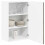 Berkfield Dishwasher Panel Lucca Brown Oak 50 x 31 x 80 cm 3