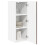 Berkfield Dishwasher Panel Lucca 2 pcs Brown Oak 30 x 31 x 80 cm 3