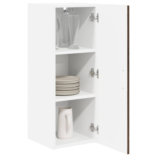 Berkfield Dishwasher Panel Lucca 2 pcs Brown Oak 30 x 31 x 80 cm 2