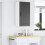 Berkfield Dishwasher Panel Lucca Black 40 x 31 x 80 cm Engineered Wood 4