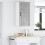 Berkfield Dishwasher Panel Lucca Concrete Grey 40 x 31 x 80 cm 4