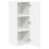 Berkfield Dishwasher Panel Lucca 2 pcs White 30 x 31 x 80 cm 6
