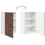 Berkfield Dishwasher Panel Lucca Brown Oak 50 x 31 x 80 cm 11