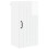 Berkfield Dishwasher Panel Lucca High Gloss White 40 x 31 x 80 cm 2