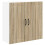 Berkfield Dishwasher Panel Lucca Sonoma Oak 80 x 31 x 80 cm 2