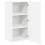 Berkfield Dishwasher Panel Lucca High Gloss White 40 x 31 x 80 cm 5