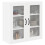 Berkfield Dishwasher Panel Lucca White 80 x 31 x 80 cm Engineered Wood 3