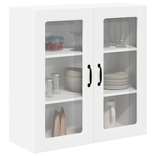 Berkfield Dishwasher Panel Lucca White 80 x 31 x 80 cm Engineered Wood 2