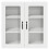 Berkfield Dishwasher Panel Lucca White 80 x 31 x 80 cm Engineered Wood 6