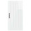 Berkfield Dishwasher Panel Lucca High Gloss White 40 x 31 x 80 cm 6