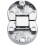 2Pcs Zinc Alloy Folding Table Hinge, SelfSupporting Drop Leaf Flap, Durable Oval Hardware 5