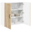 Berkfield Dishwasher Panel Lucca Sonoma Oak 80 x 31 x 80 cm 3