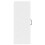 Berkfield Dishwasher Panel Lucca High Gloss White 40 x 31 x 80 cm 7
