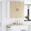 Berkfield Dishwasher Panel Lucca Sonoma Oak 80 x 31 x 80 cm 4