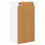 Berkfield Dishwasher Panel Lucca High Gloss White 40 x 31 x 80 cm 8