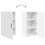 Berkfield Dishwasher Panel Lucca High Gloss White 40 x 31 x 80 cm 11
