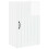 Berkfield Dishwasher Panel Lucca High Gloss White 50 x 31 x 80 cm 2