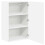 Berkfield Dishwasher Panel Lucca High Gloss White 50 x 31 x 80 cm 5
