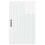 Berkfield Dishwasher Panel Lucca High Gloss White 50 x 31 x 80 cm 6