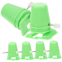 6Pcs DIY Clock Movement Mechanism Kit, Durable Plastic Wind Up Replacement for Mini Craft Clocks