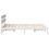 Berkfield Bed Frame with Headboard White 135 x 190 cm Solid Pine wood 6