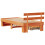Berkfield Bed Frame with Headboard Wax Brown 80 x 200 cm Solid Pine Wood 10