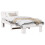 Berkfield Bed Frame with Headboard White 90 x 190 cm Solid Pine Wood 2