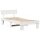 Berkfield Bed Frame with Headboard White 90 x 190 cm Solid Pine Wood 4