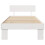 Berkfield Bed Frame with Headboard White 90 x 190 cm Solid Pine Wood 5