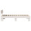 Berkfield Bed Frame with Headboard White 90 x 190 cm Solid Pine Wood 6