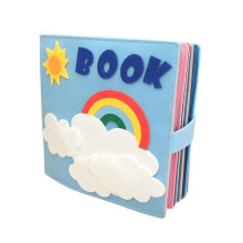 Busy Book for Toddlers Montessori Felt Quiet Activity Book for Kids Fine Motor Skill Learning S1